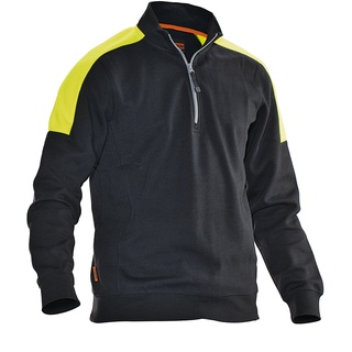 Jobman Sweatshirt 5401 Schwarz/Gelb - 4XL