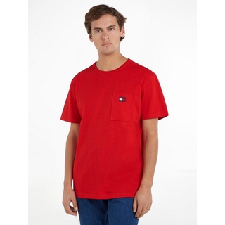 Tommy Jeans T-Shirt TJM CLSC BADGE POCKET TEE rot L