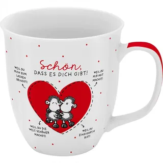 SHEEPWORLD Tasse "Schön, dass es dich gibt! Weil du........!"