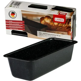Lares - Brot- und Königskuchenform/Backform - Emailliert, Schnitt- und Kratzfest - Spülmaschinengeeignet - Länge: 25cm - Made in Germany
