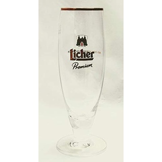 Licher 0,2l Glas/Goldrand/Bierglas/Biergläser/Gläser/Bier/Gastro/Bar/Sammler/Sammel / 1 Stück