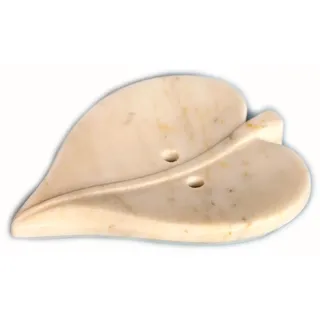 KLEO Seifenschale aus Marmor, Stein, Seifenhalter für Badezimmerzubehör, Badewanne, Waschbecken oder...