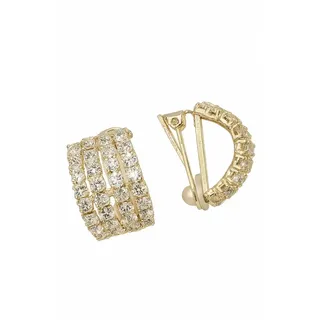 COLLEZIONE ALESSANDRO Ohrclips Mailand gold 375 onesize