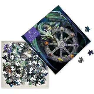 Adult Jigsaw Puzzle Anne Stokes: Wheel of the Year: 1000-Piece Jigsaw Puzzles