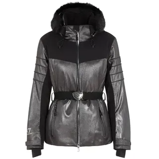 Emporio Armani EA7 damen Skijacke stratum 7 grey glitter S - S