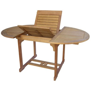 Sedex Gartentisch 180 x 120 x 75 cm natur ausziehbar