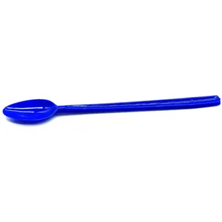 Löffel 21 cm lang 6 Stück im Set Limolöffel Langstiellöffel Longdrink Cocktaillöffel Eislöffel Joghurtlöffel Dessertlöffel Bowlelöffel Partybesteck Besteck Mehrweg Plastik Kunststoff, blau