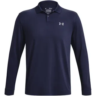 Under Armour Performance 3.0 langarm Poloshirt Herren 410 midnight navy/pitch gray M