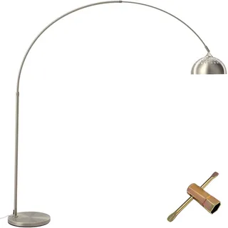 Tectake Arcus 70er Jahre Retro-Stil 187-206 cm  Grau