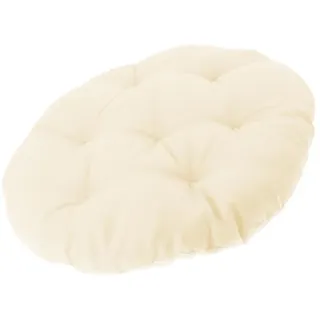 LOVIVER Hanging Eierstuhl Kissen Außenstuhl Sitzkissen waschbar 60x60cm Gartenstuhlstuhl Matte Sitzkissen Kissen für Patio Lawn Yard, Beige