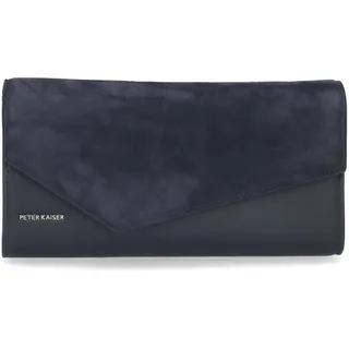 Peter Kaiser Clutch Veloursleder Dunkelblau