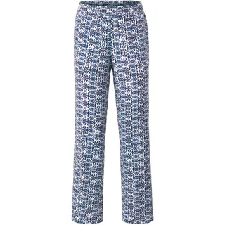 Tchibo - Hose mit Alloverprint - Damen - Gr. 38 - blau/print