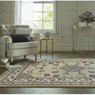 Teppich FLAIR RUGS "Sherborne" Teppiche Gr. B/L: 150 cm x 80 cm, 8 mm, 1 St., beige Orientalische Muster Orientteppich