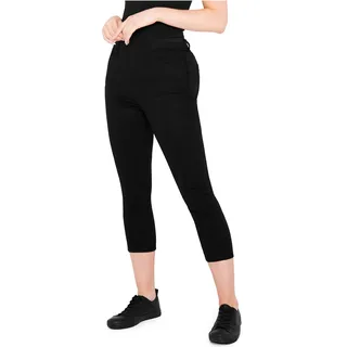CityComfort Crop Jeggings Damen High Waist - Bequeme und stylische Jeggins - Damen Jeggings geeignet für Casual oder Semi-Casual Wear (Schwarz, Gr.14 ) - Gr.14