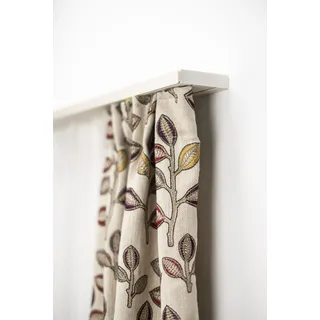 GARESA Gardinenschiene 2-läufig Ø 0 mm 230 cm Weiß