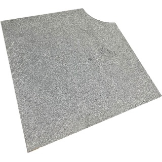 Beckenrandstein KWAD "Padang Dark" Bausteine grau (anthrazit) Beckenrandsteine Bausteine Granitumrandung, 7,0 x 3,5 m