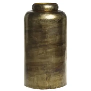 Chic Antique Messing Vase aus Eisen in antique messing | Gr.: onesize