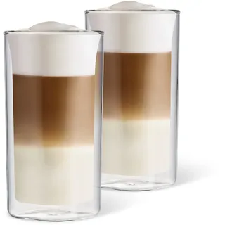 Tchibo - 2 Doppelwandige Latte Macchiato Gläser - transparent