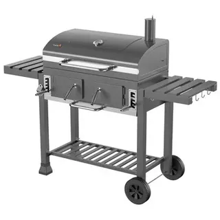 THOR Holzkohlegrill »Ottawa XXL«, schwarz, Grillfläche: 80x42 cm