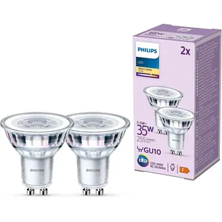 Philips LED-Spot 2er Pack 929001217892 3,5W GU10 warmweiß 255 lm