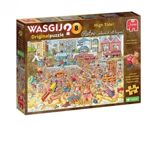 JUMBO Spiele Wasgij Retro Original 8 - High Tide! 1000 Teile