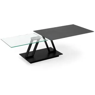Akante Couchtisch Barcelona Keramik Silber Titan