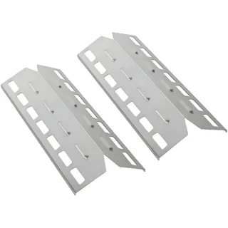 GriHero Edelstahl-Brennerabdeckung für Landmann Triton 2 und Landmann Triton 3, Burnhard und Taino die meisten Gasgrill, 39,5 x 16.5 cm, 2er-Pack