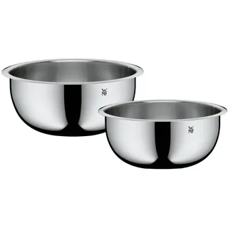 WMF Schüsselset Gourmet, Silber, Metall, 2-teilig, rund, Essen & Trinken, Geschirr, Schalen & Schüsseln, Schüsselset