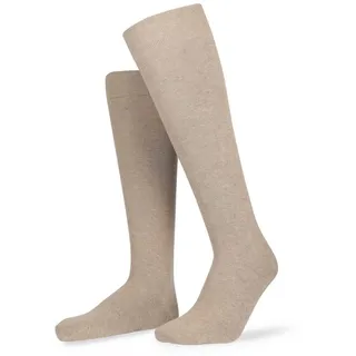 Hudson Relax Cotton Kniestrümpfe 3er Pack Beige 41-42