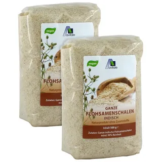 Doppelpack Flohsamenschalen Indisch 2X500 g