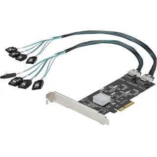 Startech 8-Port SATA III 6 Gbit/s PCIe Controller 8 Port