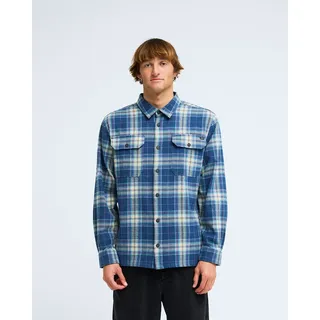 BILLABONG Langarmhemd kariert Blau XL