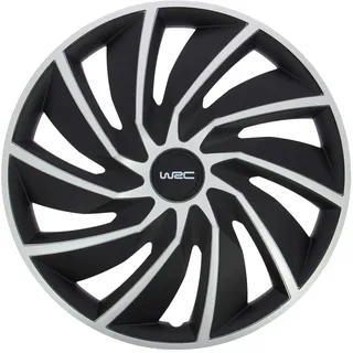 WRC Turbo Bicolor 14 Zoll 4 Stück Schwarz/Silber