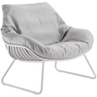 Lounge Sessel XL Chill - 301 - weiß wetterfest 626 - anthracite