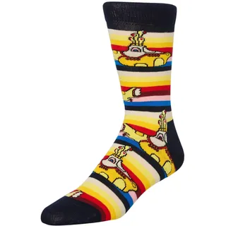 Happy Socks Herren und Damen The Beatles Yellow Submarine 2019 Baumwolle Socken Packung mit 1 - L