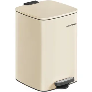 Songmics Treteimer 20 l Sandbeige