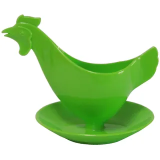 Sonja-Plastic Eierbecher Huhn grün - Der Kult-Eierbecher Made in Germany