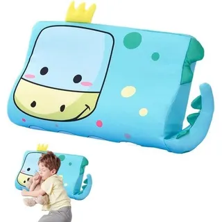 Ergonomisches Memory-Schaum-Kissen für Kinder, 45 x 27 cm, geeignet für Kinder im Alter von 2-3 Jahren, mit einem ansprechenden Löwen-Design, ko...