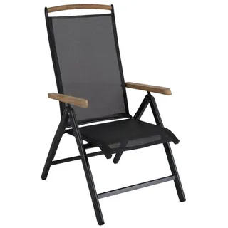 Brafab Andy Gartenstuhl 59 x 59 x 109 cm schwarz