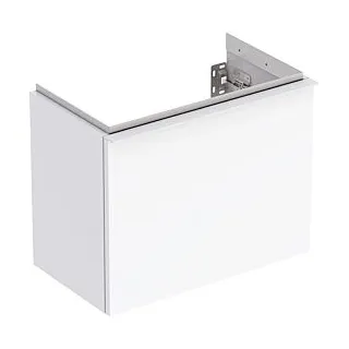 Geberit iCon Handwaschbecken-Unterschrank 502302011 52x41,5x30,7cm, 1 Schublade, weiß hochglänzend, Griff weiß matt