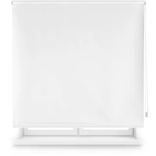Blindecor Premium Verdunkelungsrollo nach Maß | Farbe Rotweiß | 70 x 220 cm (Breite x Höhe) Stoffgröße 67 x 215 cm | Verdunkelungsrollo mit 38 mm Rohr, robuster und eleganter