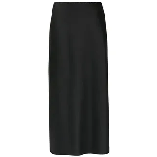 s.Oliver Maxirock Damen Schwarz Satin 38