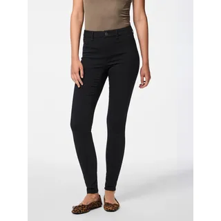 Pieces PCSKIN Mid Waist Schwarz L