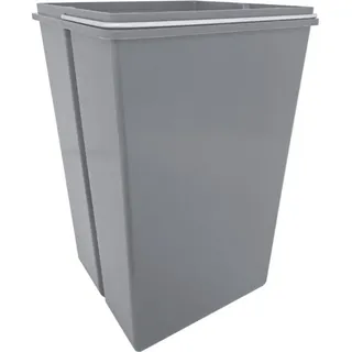 WESCO Ersatzeimer 15 L für Abfallsammler DOUBLE-BOY 410 X / 300-2, alugrau (Art.-Nr. 8011912)