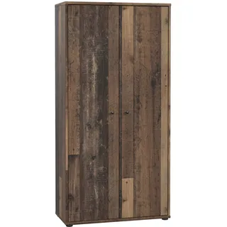 Forte TEMPRA 2 Kommode mit 2 Türen, Holzwerkstoff, Old – Wood Vintage Dekor, (B x H x T) 73,7 x 149,5 x 34,8 cm