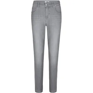 Angels Jeans Straight Fit Cici in hellem Grau-D36 / L30