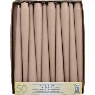 Papstar Spitzkerze 25 cm 50 St. puder