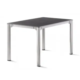 Sieger Exclusiv-Tisch verlängerbar 120-170-220cm, graphit-anthrazit