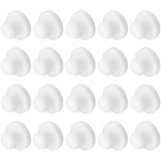 QUARKZMAN 20 Stück Salzstreuer Stopfen für Salzstreuer, 1/2''(12mm) Wiederverwendbarer Salzstreuer-Verschlussstopfen für Blumentopfrohre, Weiß