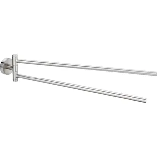 Tesa Moon Handtuchhalter 2-armig Silber